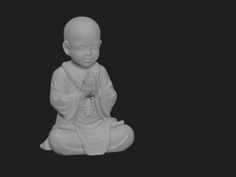 Baby monk 3D Model