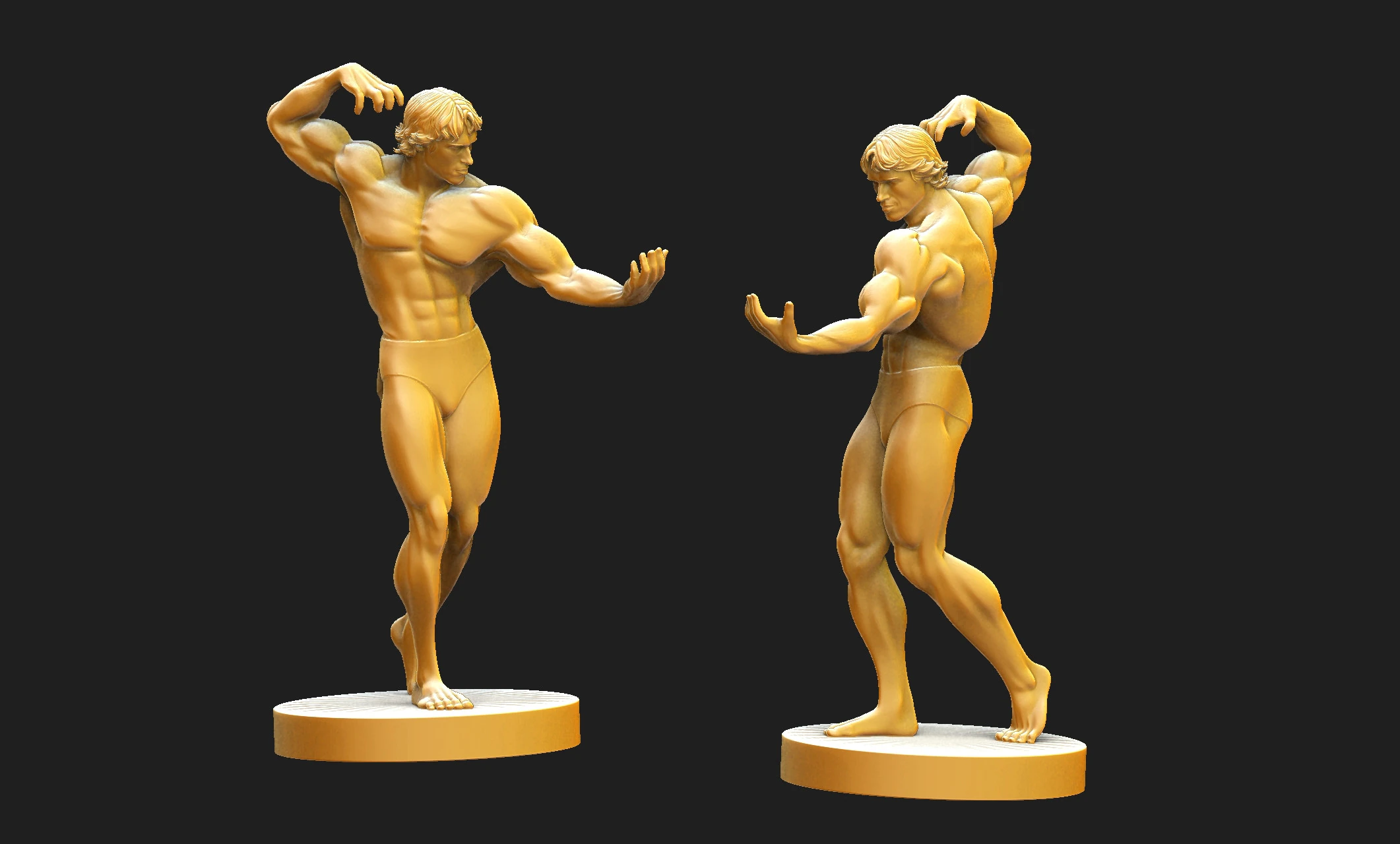 Arnold Schwarzenegger 3D Model .c4d .max .obj .3ds .fbx .stl .blend 