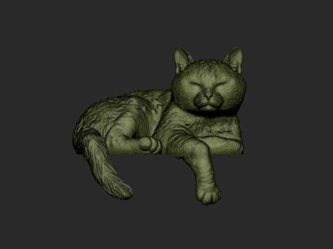 Cat bookholder 3D Model