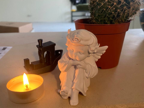 Anjo bebê Modelo 3D