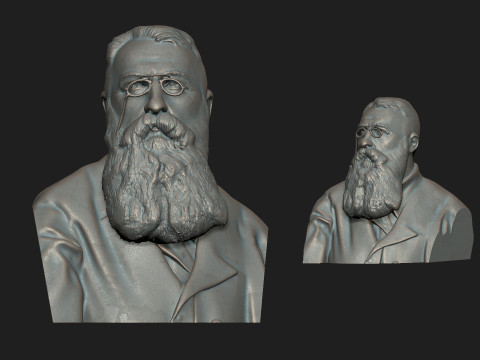 Auguste Rodin 3D Model