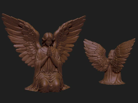 Praying angel 3D Model