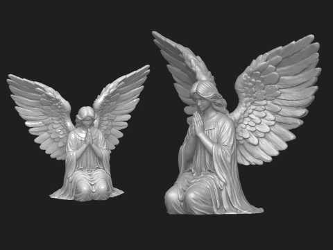 Praying angel 3D Model