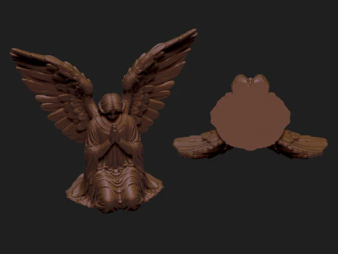 Praying angel 3D Model