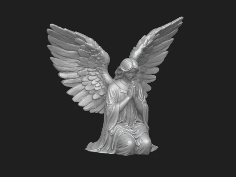 Praying angel 3D Model