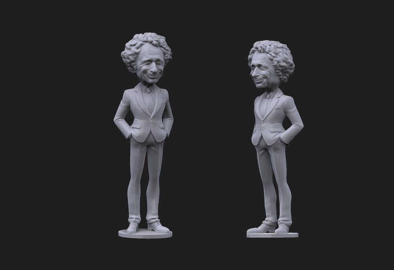 Pierre Richard 3D Model .c4d .max .obj .3ds .fbx .stl .blend