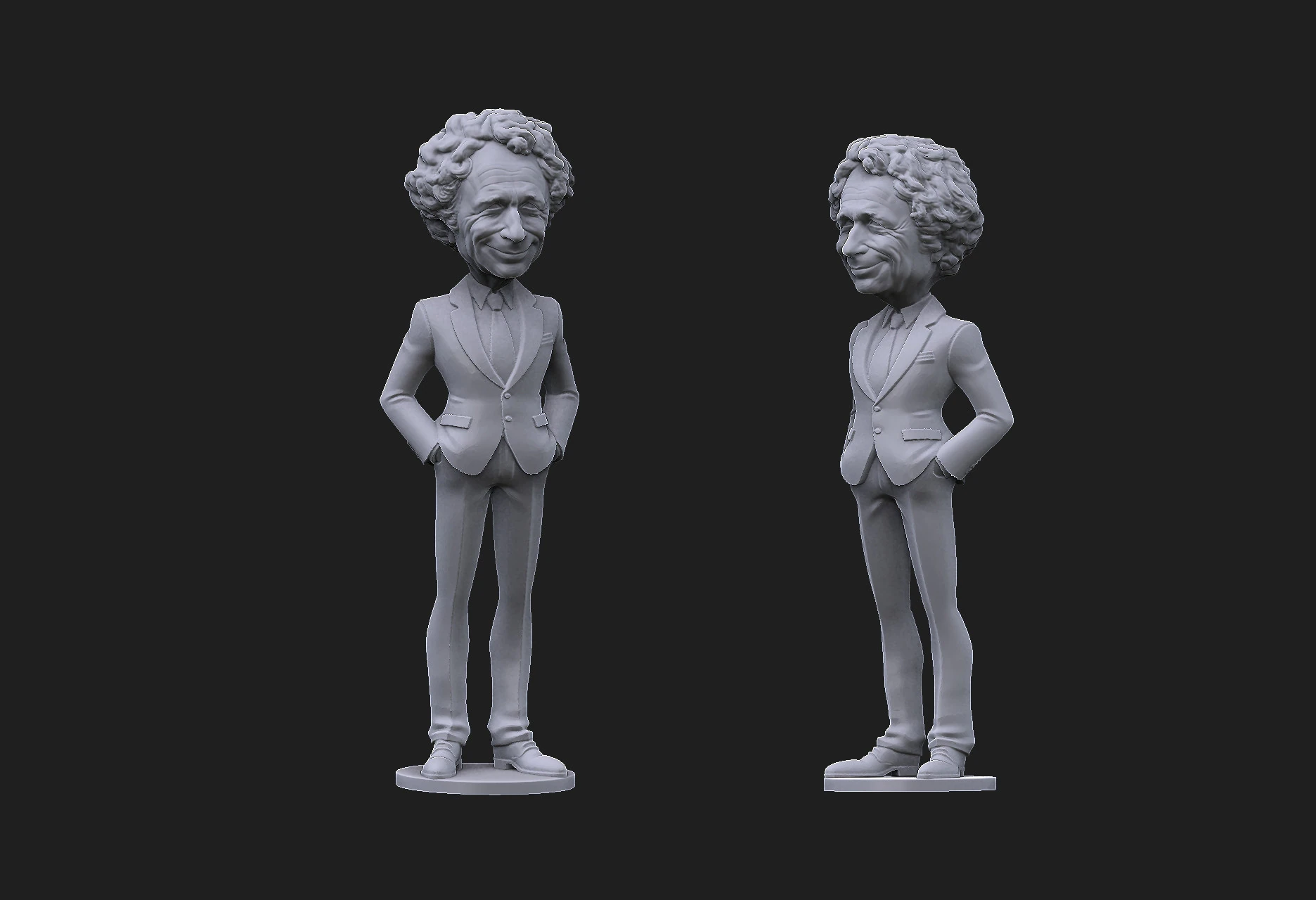 Pierre Richard 3D Model .c4d .max .obj .3ds .fbx .stl .blend 