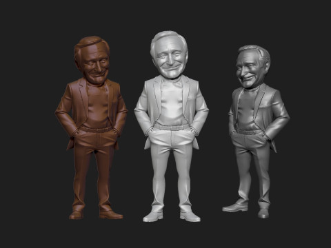 Robin Willians Modelo 3D