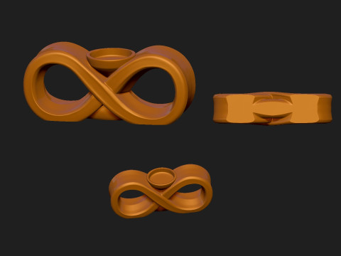 Tempat lilin untuk hari valentine Model 3D