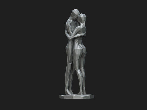 Casal abstrato Modelo 3D