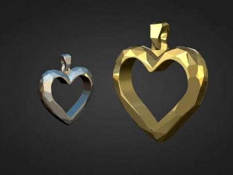 Hearth pendant 3D Model