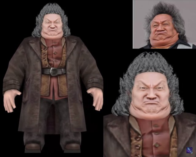 Ha ha hagrid falcn 3D Model .c4d .max .obj .3ds .fbx .stl .blend 