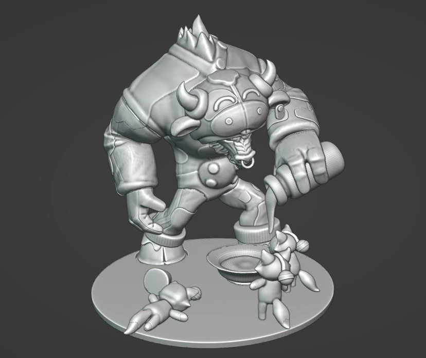 АЛИСТАР печать3d 3D Модель .c4d .max .obj .3ds .fbx .stl .blend 