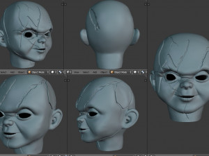 Chuky head 3D Модель