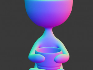 Human pot print3d Model 3D