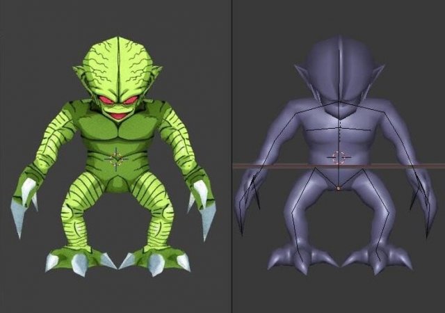 Saibaimen 3D Model .c4d .max .obj .3ds .fbx .stl .blend 