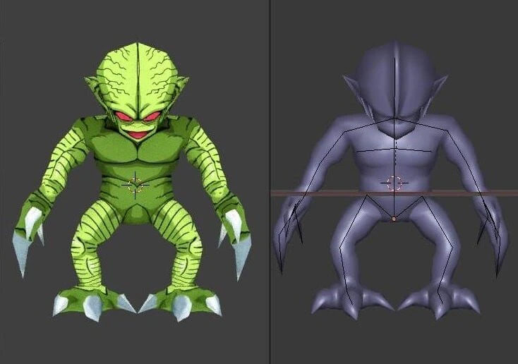 Saibaimen 3D Model .c4d .max .obj .3ds .fbx .stl .blend 