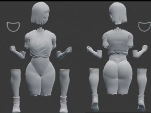 Android 18 3D Model