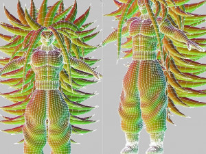 Goku super saiyan infinito Model 3D