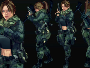 Jennifer Laurenssoldier 3D Модель