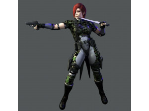 Piper lee soldier 3D Модель
