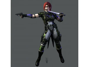 Piper lee soldier 3D Model