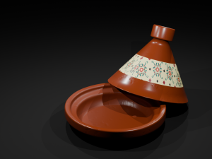 The Moroccan Tajine 3D Model