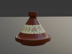 The Moroccan Tajine 3D Model