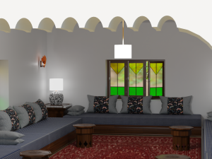 3D Moroccan living Room Model 3D