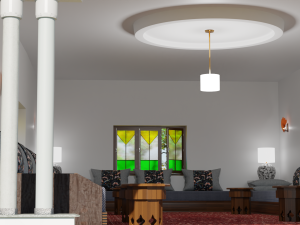 3D Moroccan living Room Model 3D