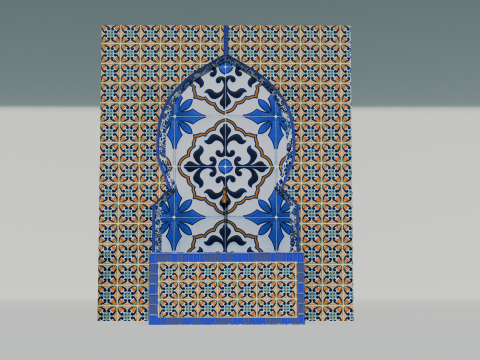 The Moroccan traditional Fountain Modelo 3D