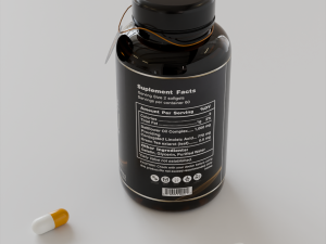 Medicine Pills Bottle Mockup Modelo 3D