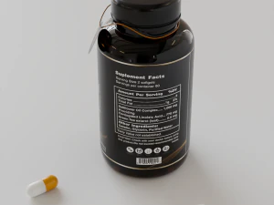 Medicine Pills Bottle Mockup 3D Model