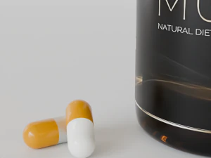 Medicine Pills Bottle Mockup 3D Model