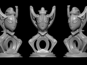 Queen Cleoptra 3D-printmodel