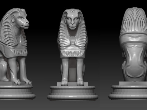 The Sphinx 3D-printmodel