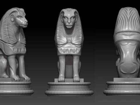 la esfinge Modelo de impresión 3D