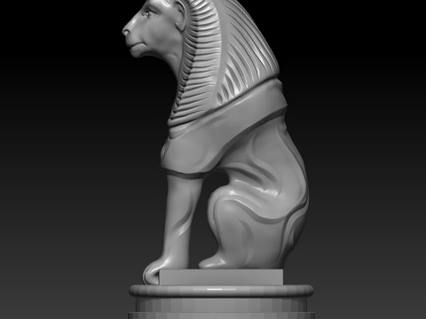 The Sphinx 3D 打印模型