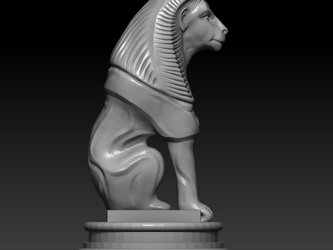 The Sphinx 3D 打印模型