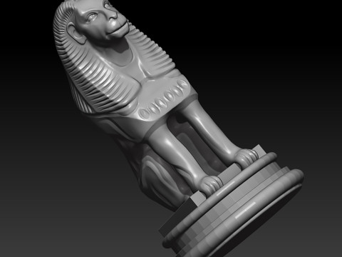The Sphinx 3D 打印模型