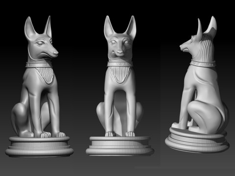 A chess piece on the side 3D Принт Модель