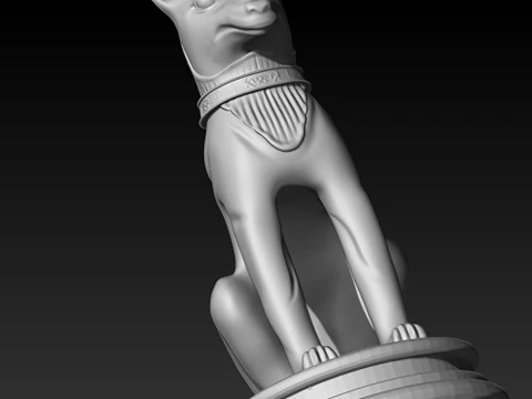 A chess piece on the side 3D Print Model