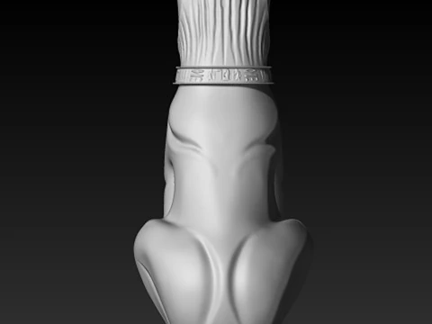 A chess piece on the side 3D Print Model