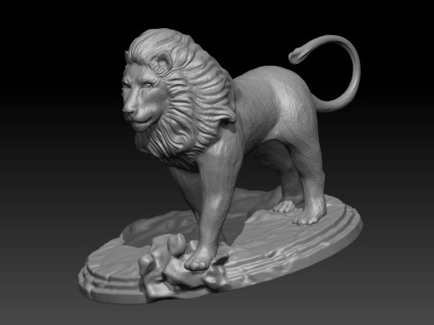 A LION 3D Baskı Modeli