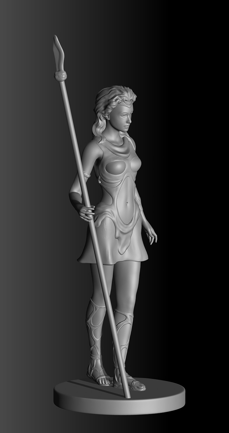 DIANA 3D-Druckmodell .c4d .max .obj .3ds .fbx .stl .blend 