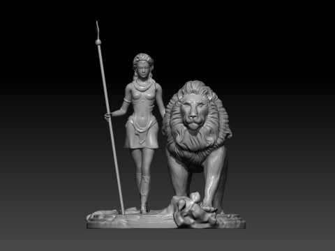 Diana and Leo Model Cetak 3D