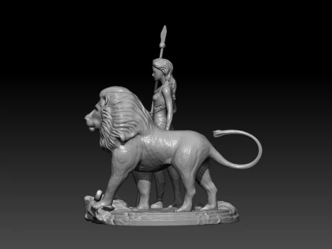 Diana and Leo 3D Print Model