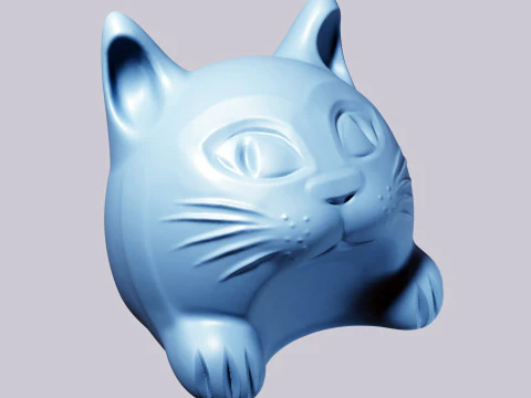 KUCING Model Cetak 3D