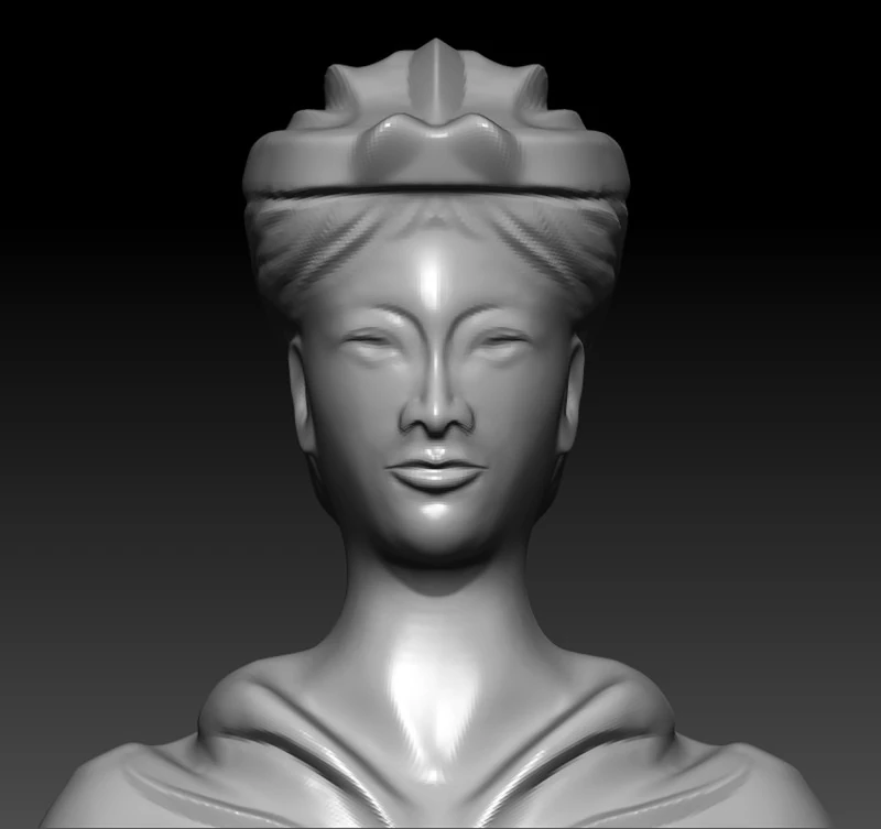 Ratu - ratu catur Model Cetak 3D .c4d .max .obj .3ds .fbx .stl .blend 