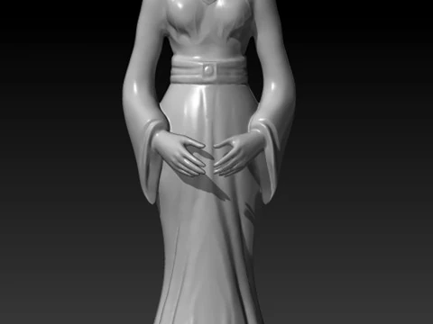 Ratu - ratu catur Model Cetak 3D